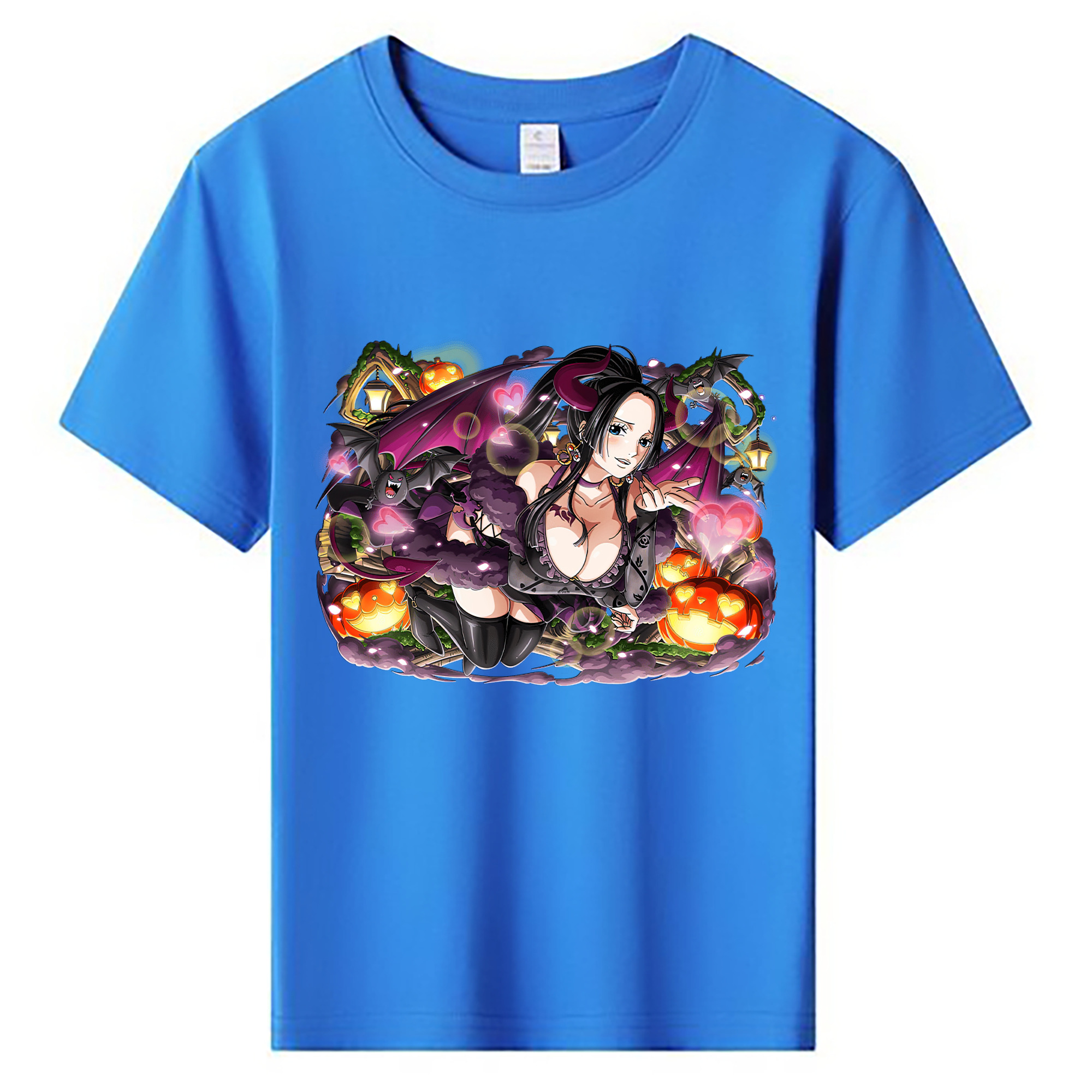ワンピース ボア・ハンコック ONE PIECE Boa·Hancock 綿100％キッズTシャツ（フロントプリント）